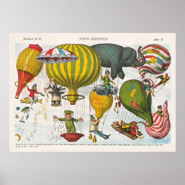 Vintage Newspaper cover  Poster (Front)