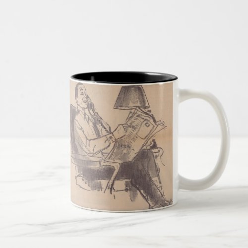 Vintage Newspaper Dad Coffee Mug