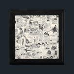 Vintage Newspaper  Gift Box<br><div class="desc">Vintage Newspaper</div>