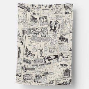 Vintage Newspaper   House Flag