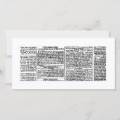 Vintage Newspaper Print (Front)
