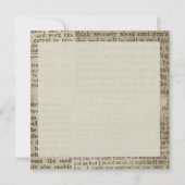 Vintage Newspaper Print (Front)