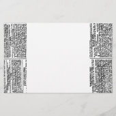 Vintage Newspaper Print (Front)