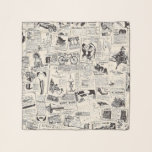 Vintage Newspaper   Scarf<br><div class="desc">Vintage Newspaper</div>