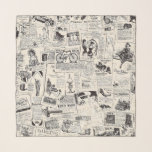 Vintage Newspaper   Scarf<br><div class="desc">Vintage Newspaper</div>