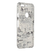 Vintage Newspaper   Uncommon Google Pixel Case (Back/Right)