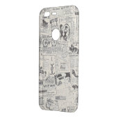 Vintage Newspaper   Uncommon Google Pixel Case (Back/Left)