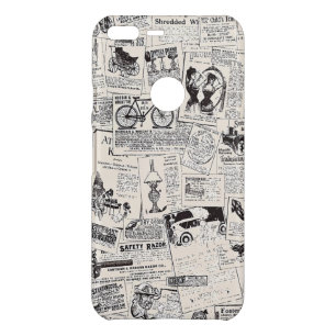 Vintage Newspaper   Uncommon Google Pixel XL Case