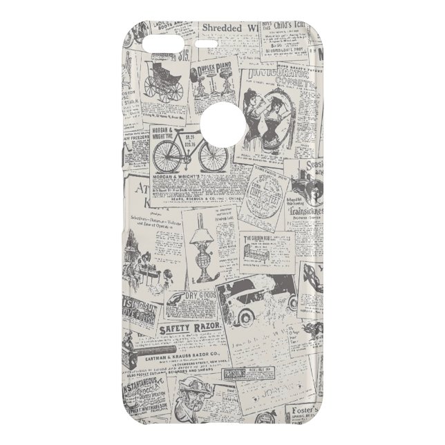 Vintage Newspaper   Uncommon Google Pixel XL Case (Back)
