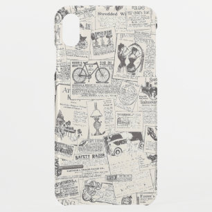 Vintage Newspaper iPhone XS Max Case