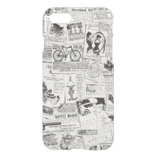 Vintage Newspaper   iPhone SE/8/7 Case