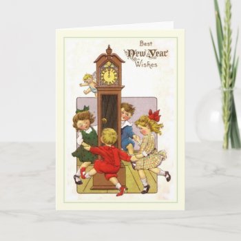 Vintage Newyear Holiday Card by Vintagearian at Zazzle