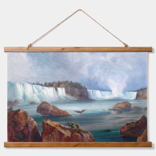 Vintage Niagara Falls By Karl Bodmer 1809_1893 Hanging Tapestry