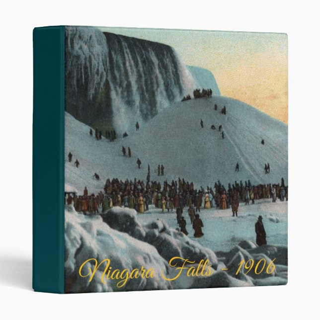 Vintage Niagara Falls Ice Binder (Front/Spine)