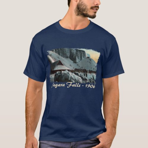 Vintage Niagara Falls Ice Mens Shirt