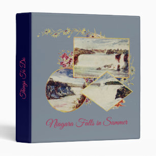 Vintage Niagara Falls Summer Binder