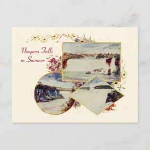 Vintage Niagara Falls Summer Postcard