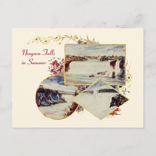 Vintage Niagara Falls Summer Postcard