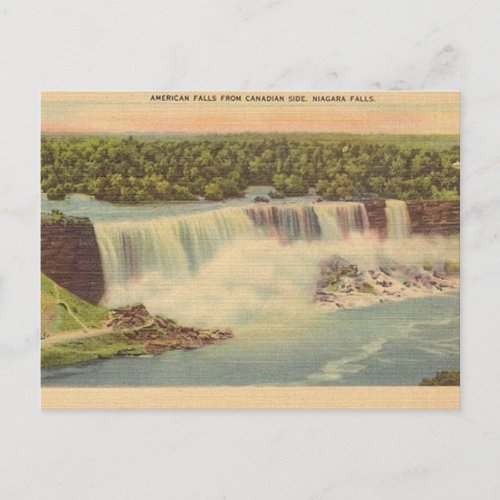 Vintage Niagara Falls Travel Postcard