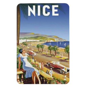 Vintage Nice, France - Magnet
