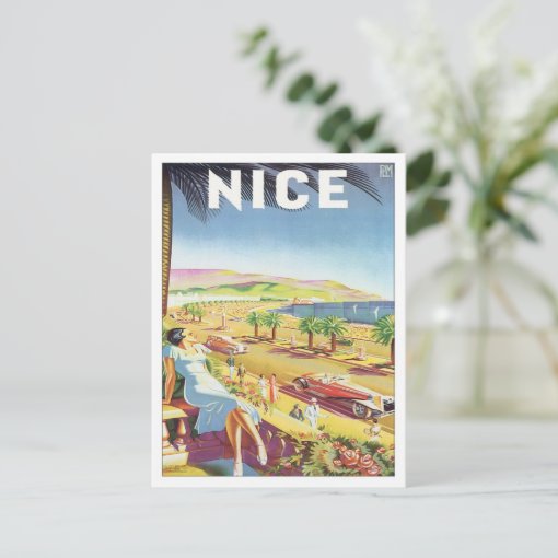 Vintage Nice France Postcard | Zazzle