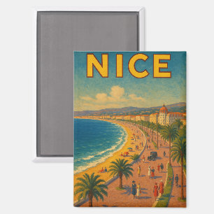 Vintage Nice France Promenade des Anglais Magnet