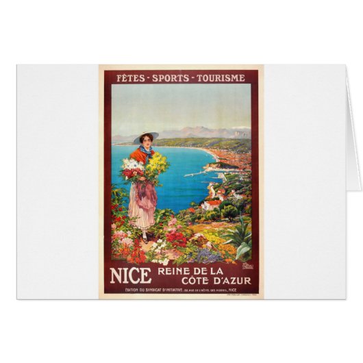 Vintage Nice Reine Cote D'Azur (Front Horizontal)
