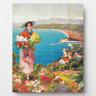 Vintage Nice Reine Cote D'Azur Plaque