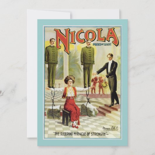 Vintage Nicola Magician Poster (Front)