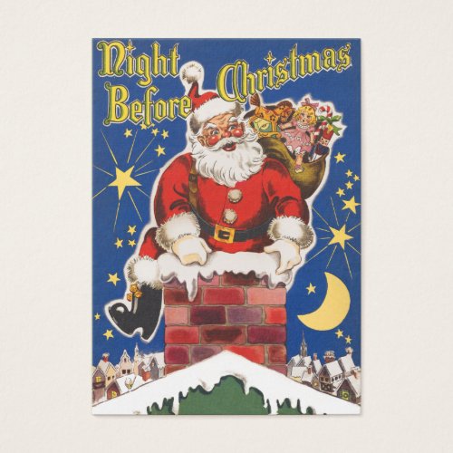 Vintage Night Before Christmas Gift Tags