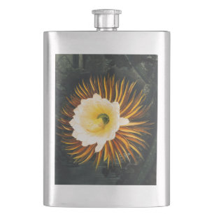 Vintage Night-Blowing Cereus Gothic Art Flask