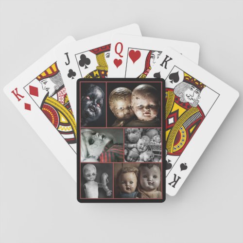 Vintage Nightmares _ Haunting Dolls  Poker Cards