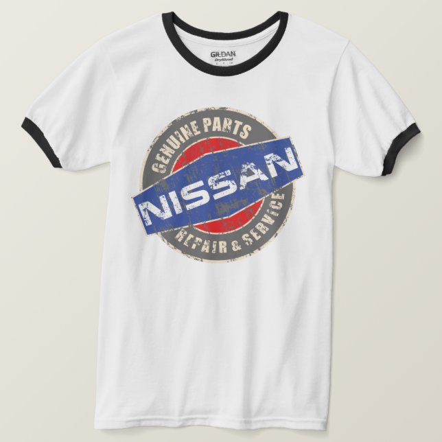 Vintage Nissan Genuine Parts T-Shirt (Design Front)