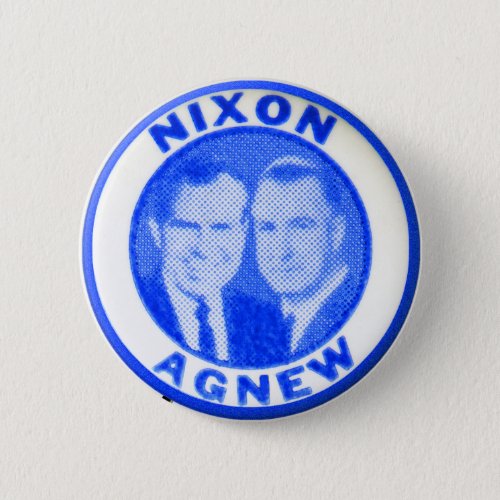Vintage Nixon Agnew 1968 Presidential Campaign Button