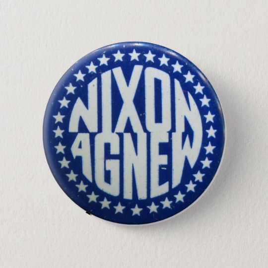 Vintage /"Nixon//Agnew/" Presidential Campaign Pinback 4/"