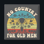 Vintage No Country For Old Men Magnet<br><div class="desc">Pro-choice vintage style magnet. It says "No country for old men",  with a picture of female reproductive organs. This will make a great gift.</div>