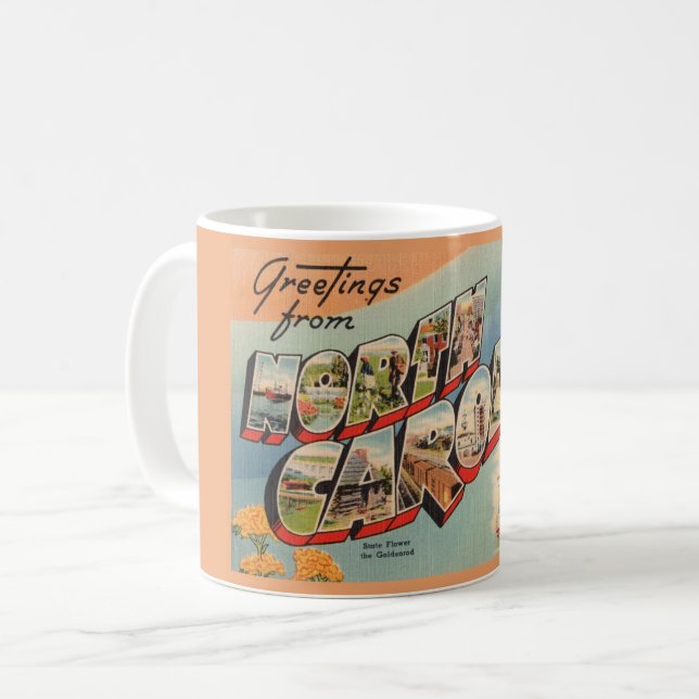Vintage North Carolina Mug (Front Left)