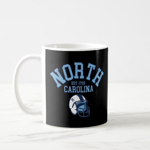 Vintage North Carolina USA State NC Varsity Style  Coffee Mug