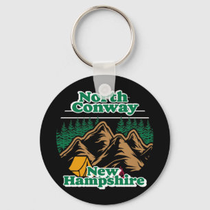 Vintage North Conway New Hampshire Keychain