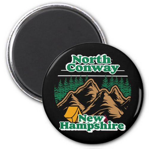 Vintage North Conway New Hampshire Magnet