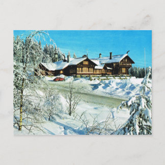 Vintage Norway, ,Snow in winter mountains Postcard