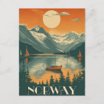 Vintage Norway Travel Postcard