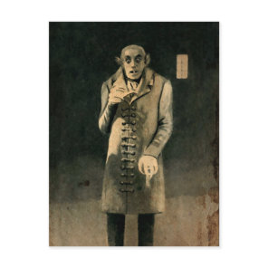 Vintage Nosferatu Art Postcard