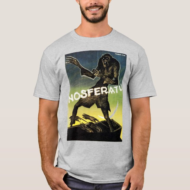 Vintage Nosferatu Poster T-Shirt (Front)
