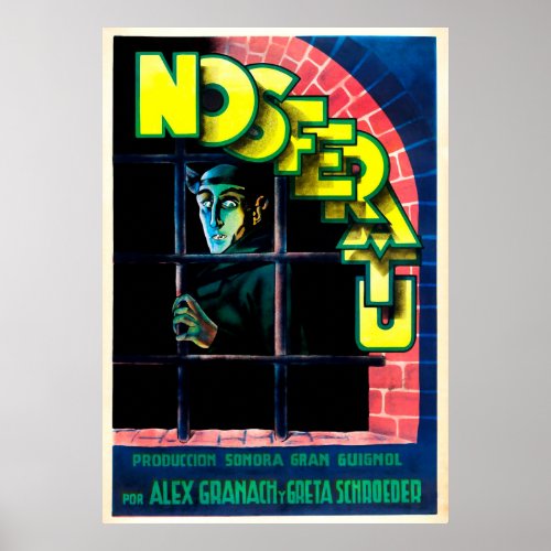 Vintage Nosferatu Spanish Poster