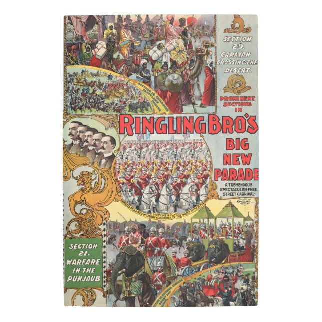 Vintage Nostalgic Big Parade Poster (Front)