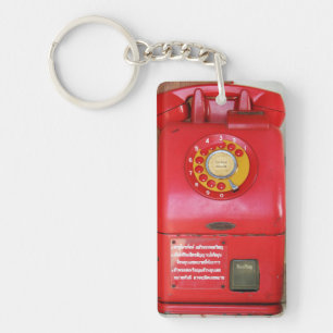 Vintage Nostalgic Old Classic Retro Telephone Keychain