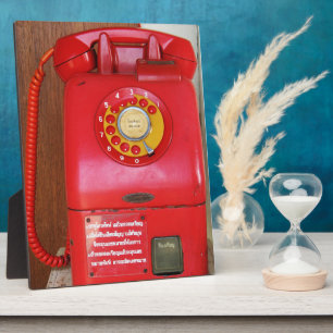 Vintage Nostalgic Old Classic Retro Telephone Plaque