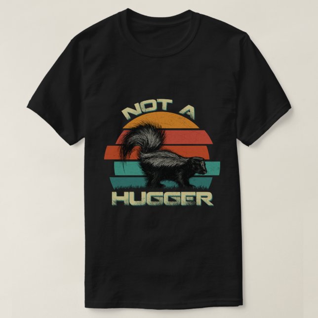 Vintage Not A Hugger Shirt - Funny Porcupine  (Design Front)
