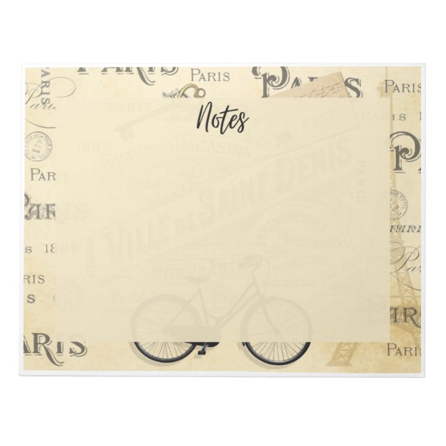 Vintage  notepad (Front)